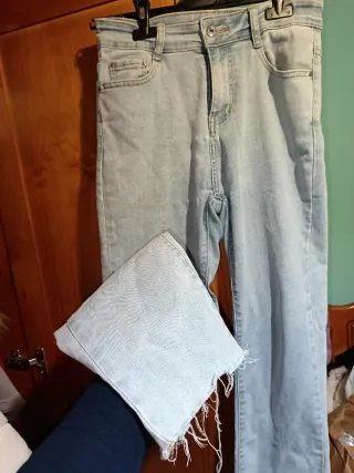 Pantalones vaqueros negros talla 38