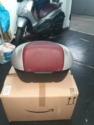 Bauletto Piaggio Beverly 350 Grigio/marrone