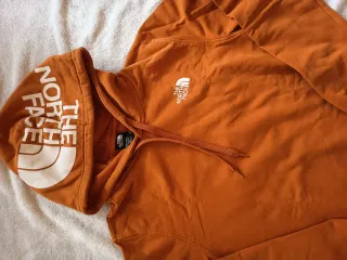 Felpa The North Face arancione con cappuccio