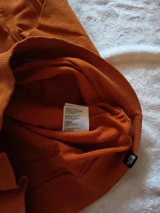 Felpa The North Face arancione con cappuccio