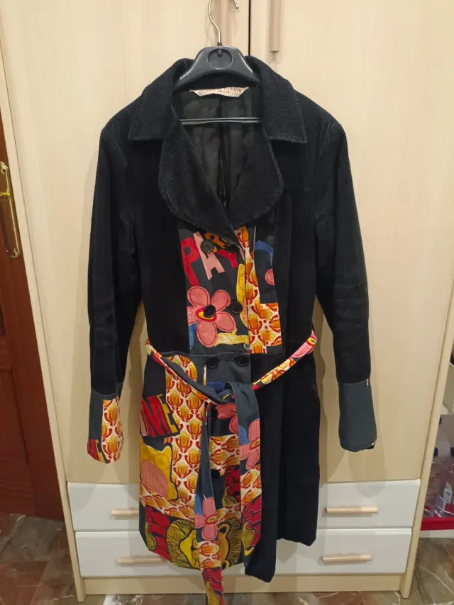 Abrigo Savage Culture pana estampado