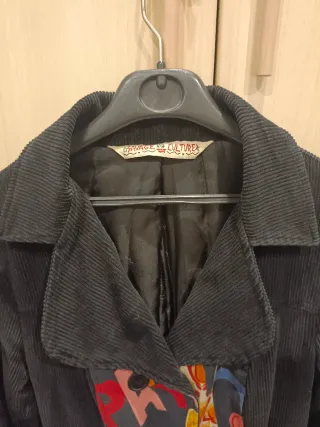 Abrigo Savage Culture pana estampado