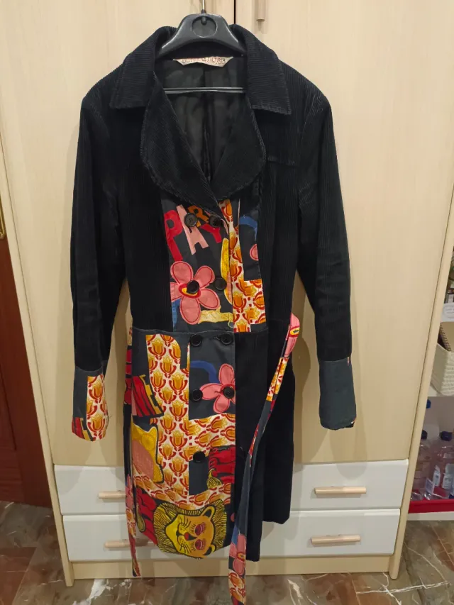 Abrigo Savage Culture pana estampado