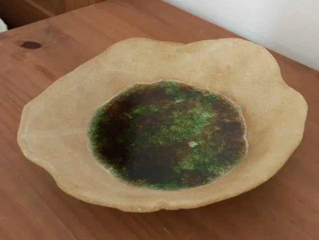 Fuente decorativa con cristal fundido