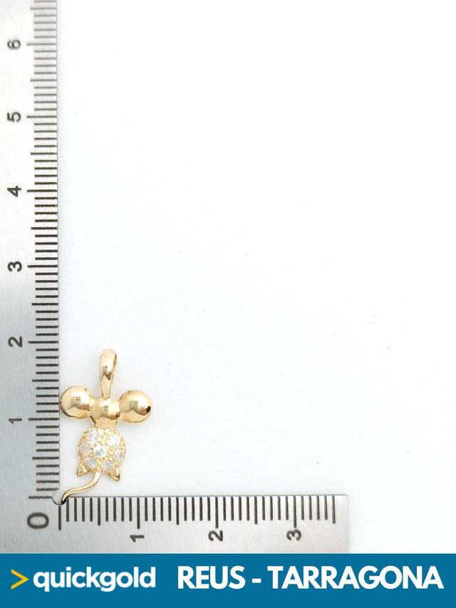 035-03-00701 COLGANTE ORO 18K RATON