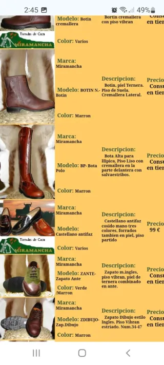 Botas de equitación Nuevas Talla 41