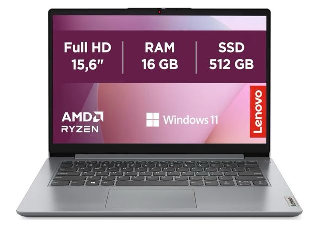 Lenovo IdeaPad 1 15,6 Full HD, 16GB RAM, 512GB SSD