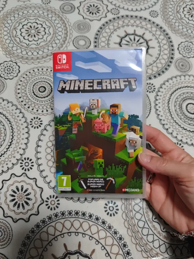 Nintendo Switch OLED Blanca + Minecraft