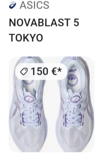 Tenis Asics Novablast 5 Tokyo Talla 43