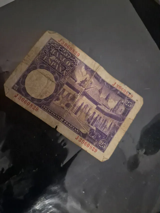 Billete 25 Pesetas Banco de España 1954