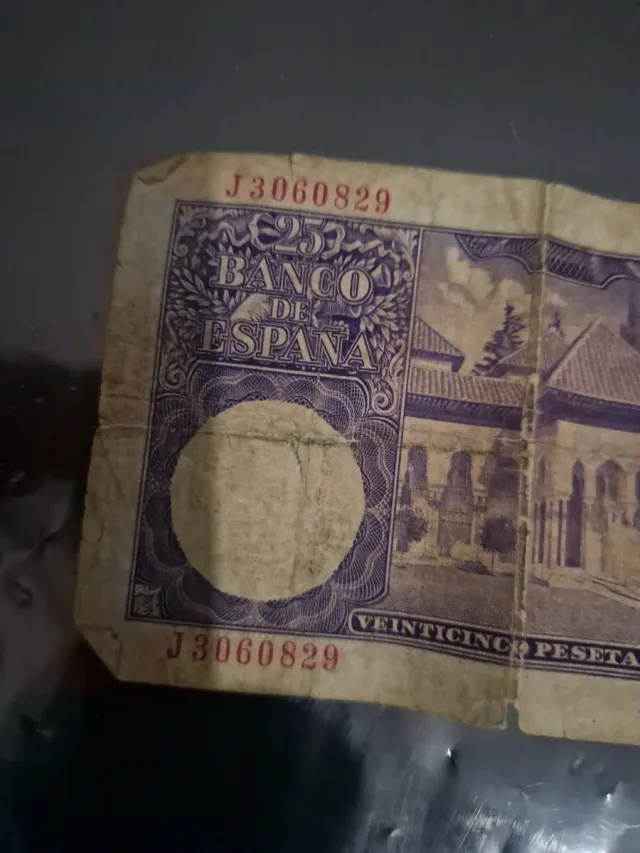 Billete 25 Pesetas Banco de España 1954