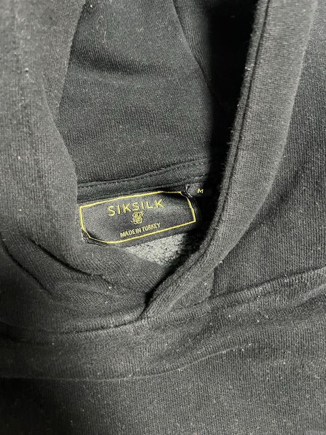 Sudadera SikSilk Negra Talla M