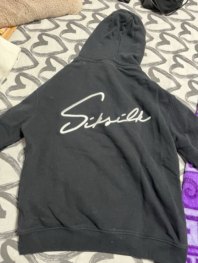 Sudadera SikSilk Negra Talla M