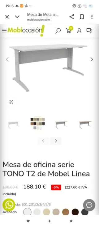 Scrivania ufficio Mobel Linea Tono T2