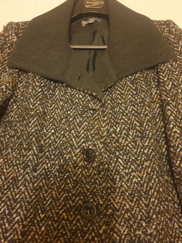 Abrigo de mujer estampado