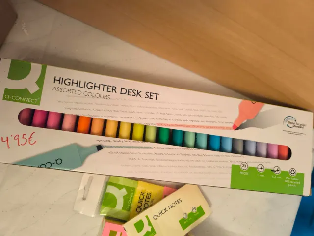 Set de 23 rotuladores Q-Connect