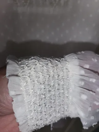 Blusa blanca de plumeti