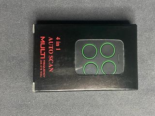 Mando garaje 4 botones negro