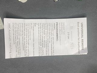 Mando garaje 4 botones negro