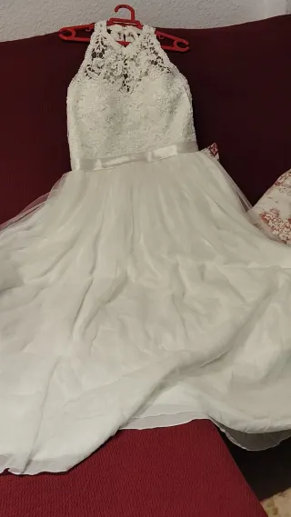 Vestido de Novia Blanco Encaje