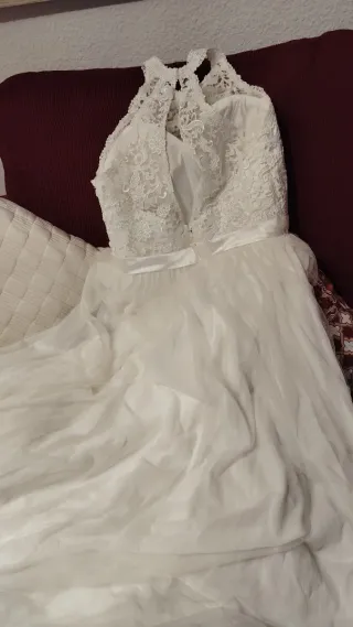 Vestido de Novia Blanco Encaje