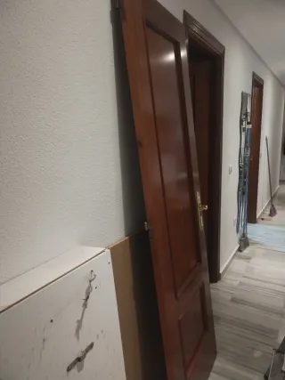 Puerta de madera interior