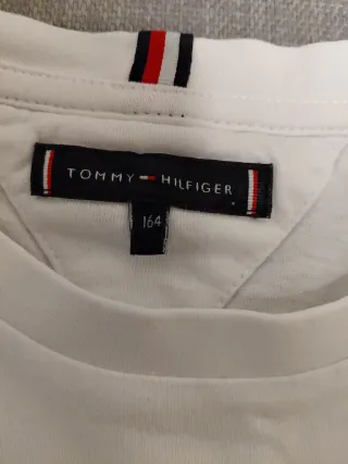 Camiseta Tommy Hilfiger niño blanca talla 164