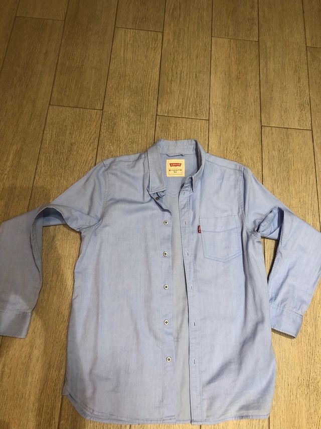 Camisa Levi's niño azul talla 14