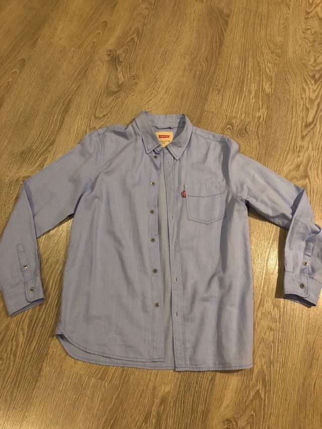 Camisa Levi's niño azul talla 14