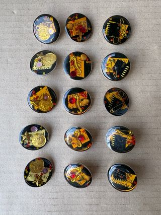 Bottoni vintage in resina