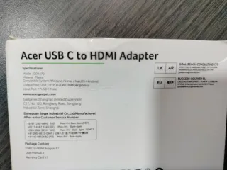 Adaptador USB-C a HDMI Acer