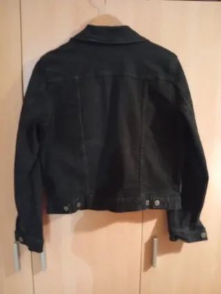 Cazadora Vaquera Levi's Negra Mujer