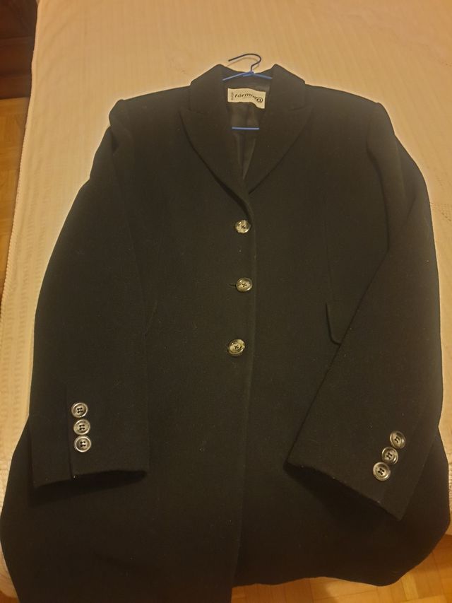 Abrigo FORMULA JOVEN Negro Talla M