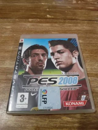 PES 2008 PS3 Konami Fútbol