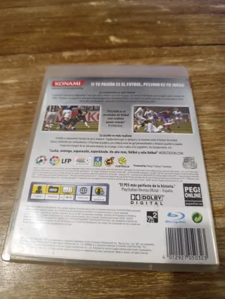 PES 2008 PS3 Konami Fútbol