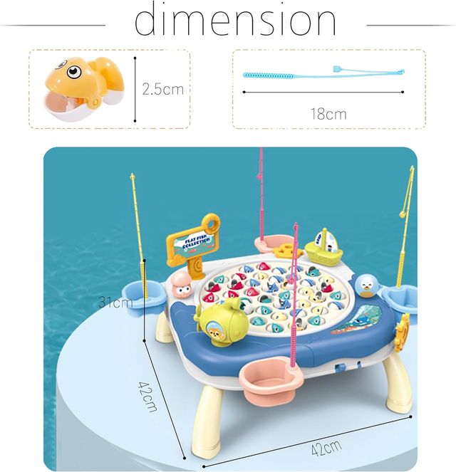 Juego de Pesca Magnética Infantil