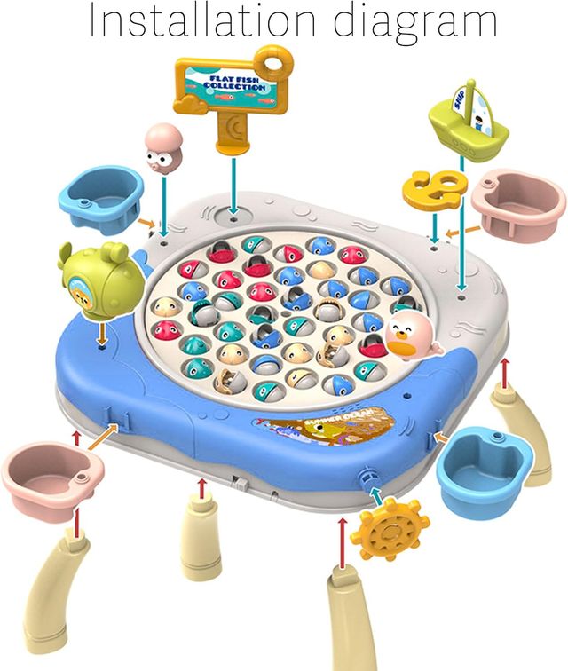 Juego de Pesca Magnética Infantil