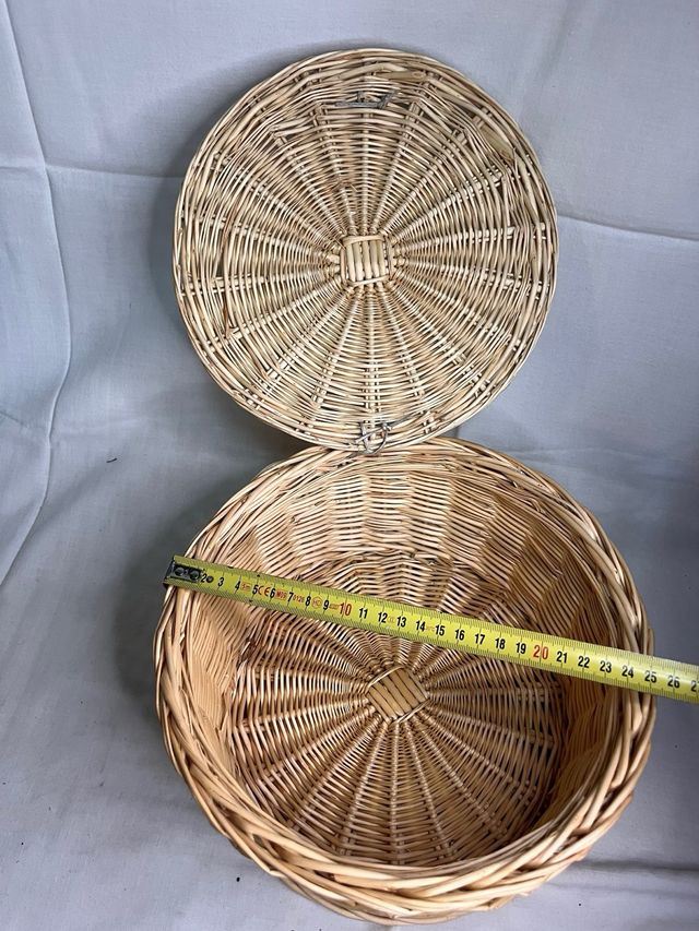 Cesto rotondo in vimini