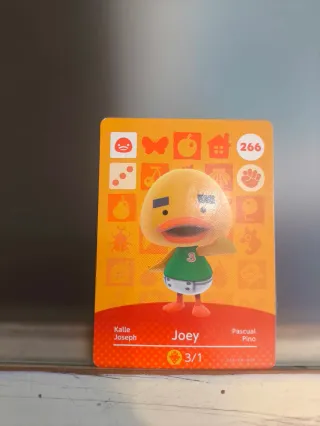 Carta Joey Animal Crossing 266