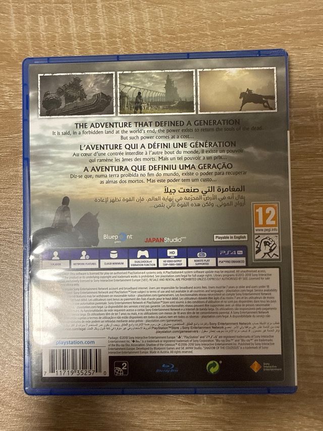 Shadow of the Colossus PS4