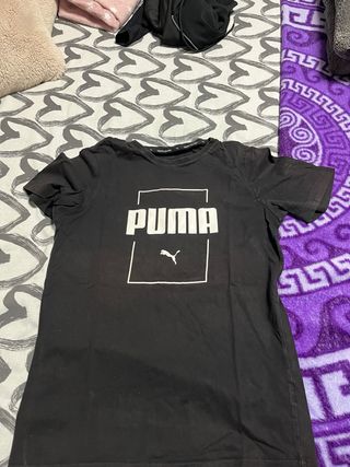 Conjunto Chándal Puma Corto Negro