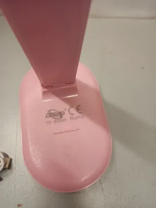 Lampada da scrivania rosa USB