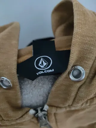 Sudadera Volcom Marrón Cremallera