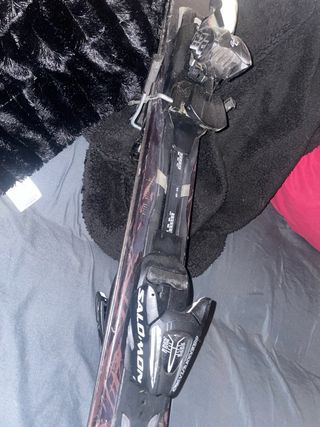 Esquís Wed'ze Bigfoot 125cm con fijaciones Salomon