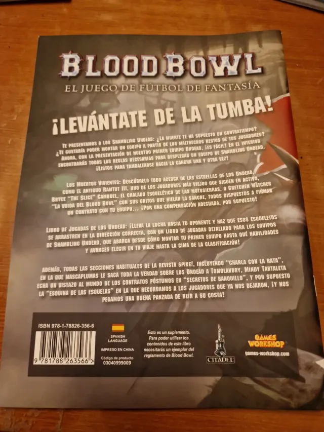 Spike! Numero 4 Blood Bowl Rivista