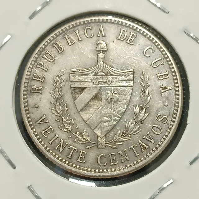 20 Centavos Cuba 1915