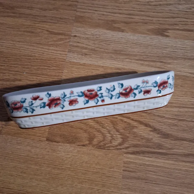 Jabonera porcelana francesa Flores Sareguemines