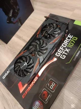 Gigabyte GeForce GTX 1070 Gaming Tarjeta Gráfica