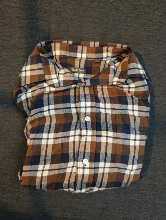 Camisa de cuadros BLUE DAY