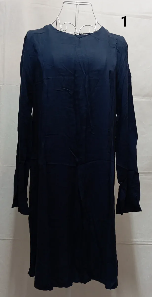 Vestido formal  H&M Azul Marino